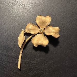 Vintage Dogwood Brooch